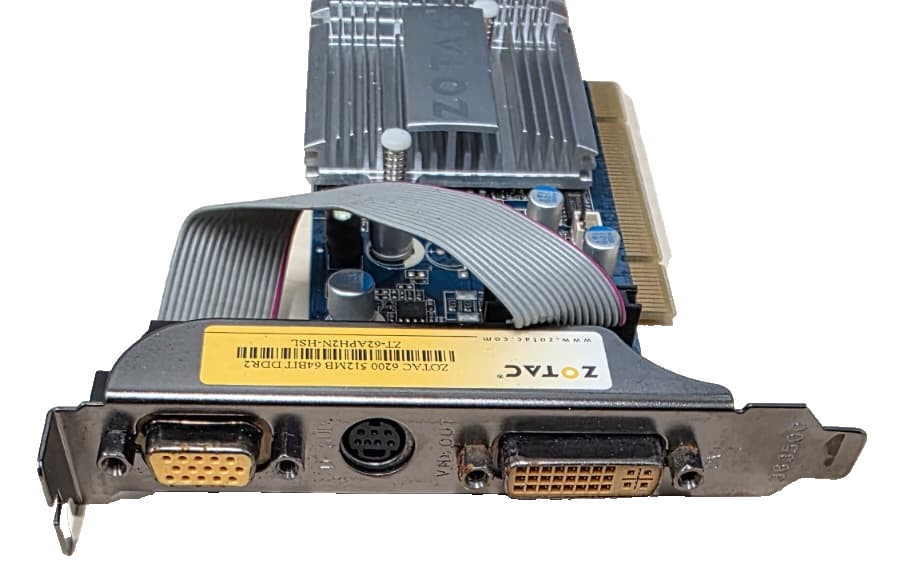 Zotac 6200 512MB ZT-62APH2N-HSL 64 Bit DDR2 Graphics Card