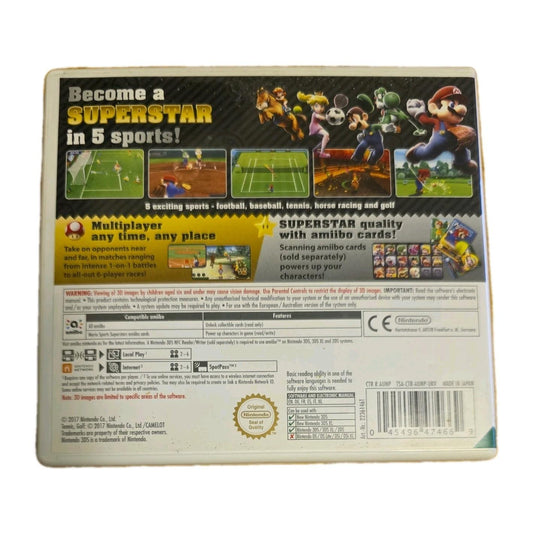 Mario Sports Superstars Nintendo 3DS 2017 Sports Game Cartridge