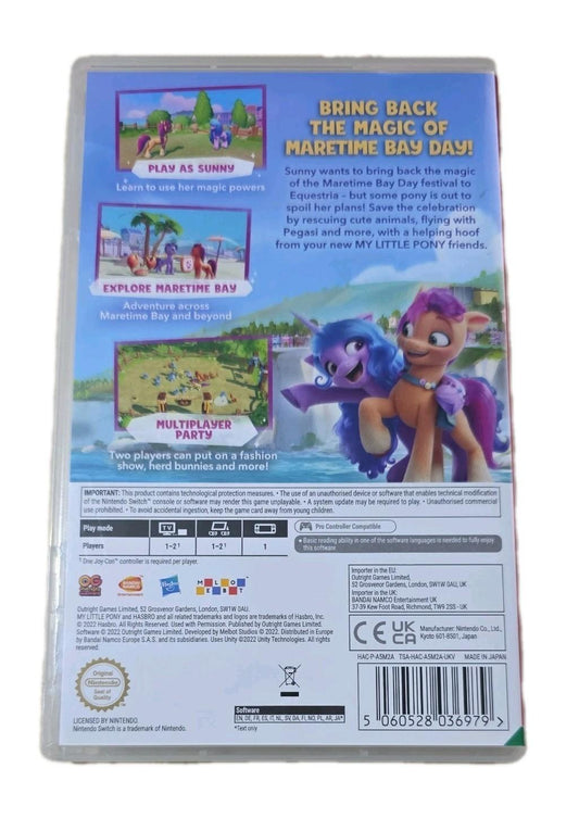 My Little Pony Nintendo Switch 2022 Adventure Game Outright Games