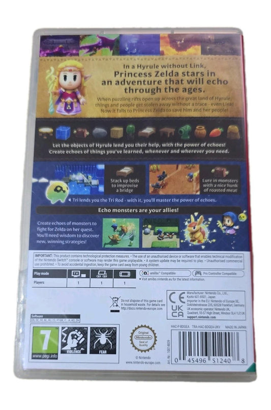 The Legend of Zelda Echoes of Wisdom Nintendo Switch USED Adventure Game