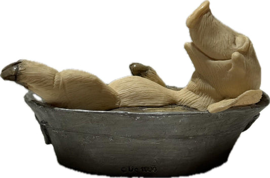 Piggin Luxury 1994 David Corbridge Handmade Ceramic Figurine