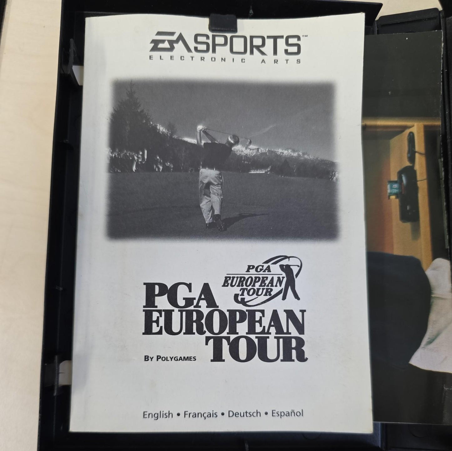 PGA European Tour SEGA Mega Drive Genuine Cartridge CIB Golf Game