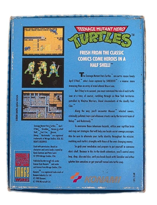 Teenage Mutant Hero Turtles ZX Spectrum Complete With Stickers Konami