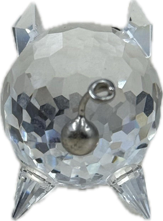 Swarovski Crystal Pig Mini Figurine Collectible Ornament Glass Animal