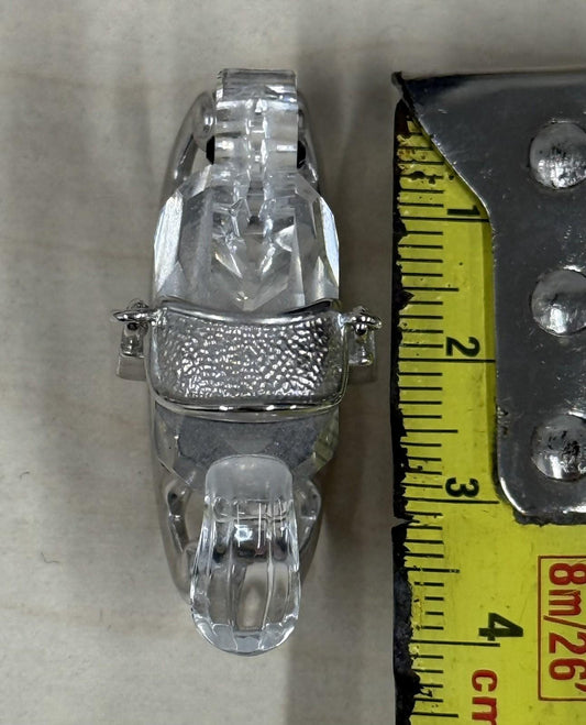 Swarovski Crystal Rocking Horse Mini Figurine Collectible Ornament