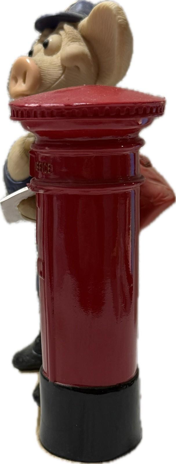 Piggin Postie 2003 David Corbridge Handmade Ceramic Figurine