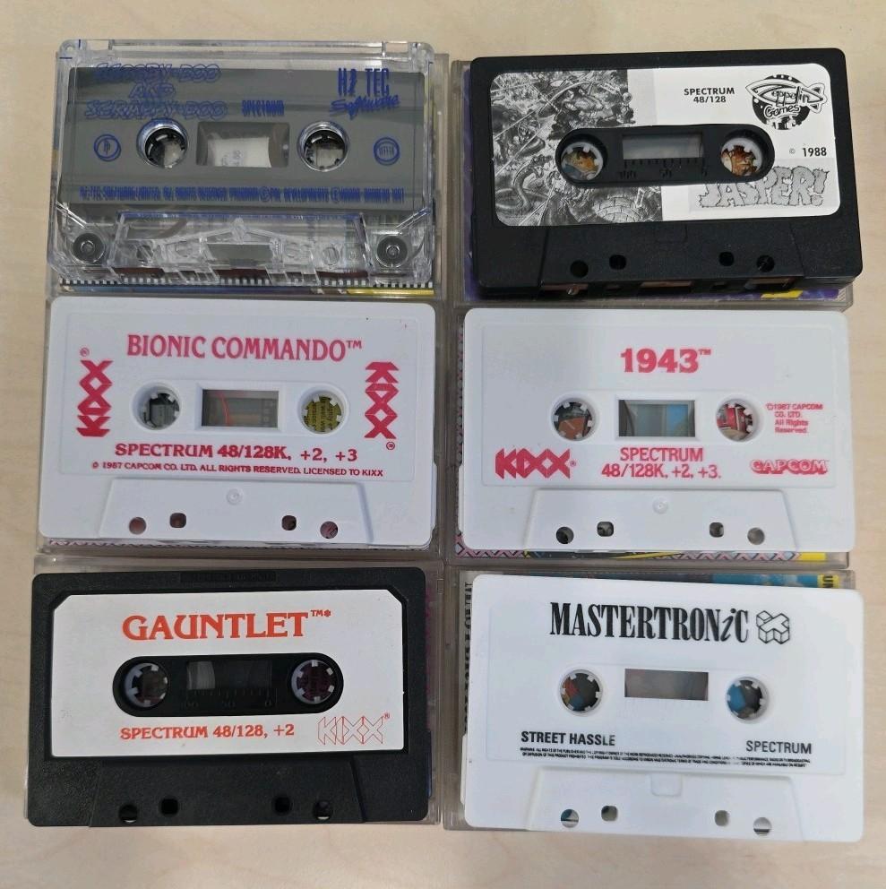 ZX Spectrum Games Bundle Joblot X6 Retro Gaming Vintage