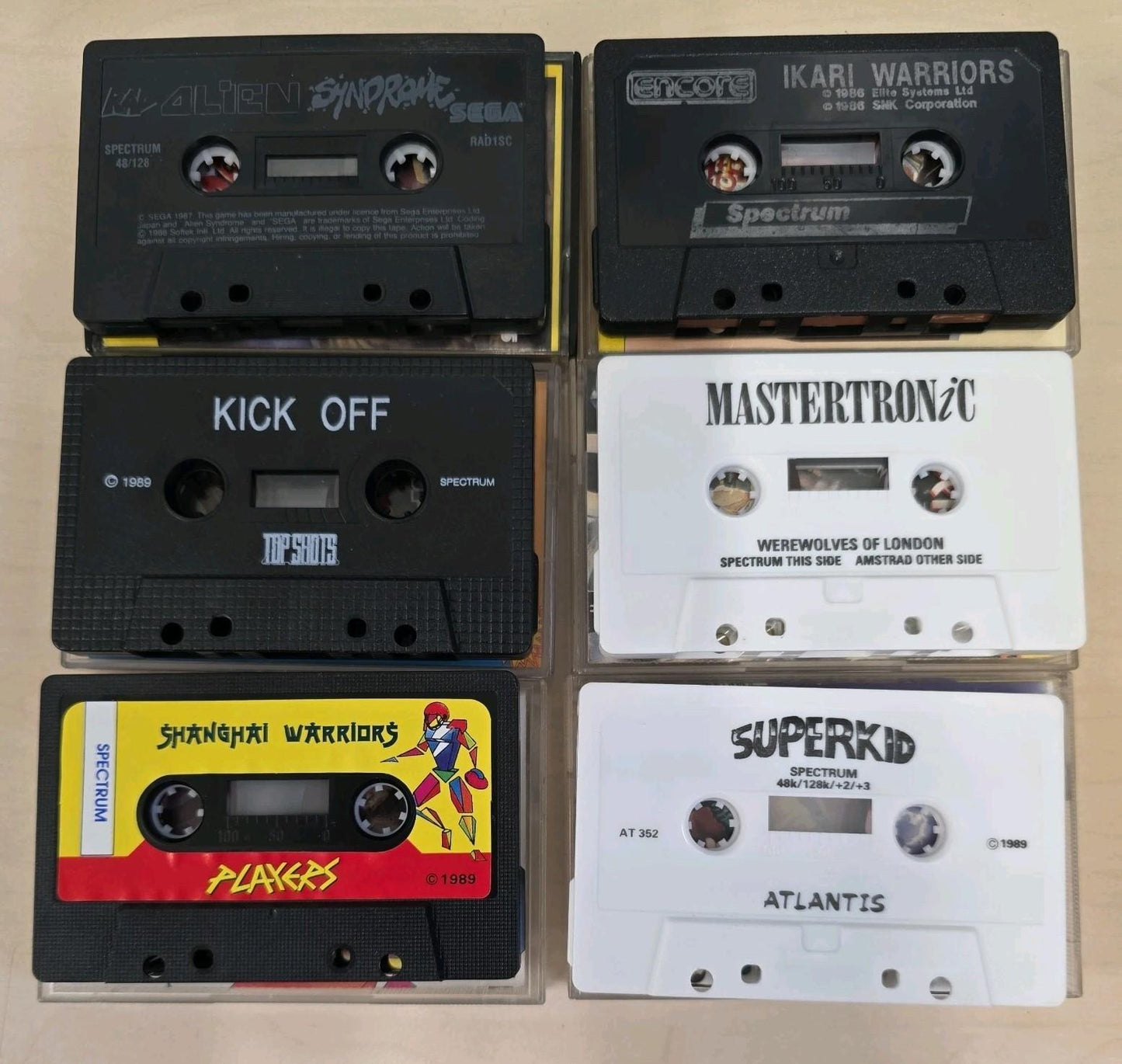 ZX Spectrum Games Bundle Joblot X6 Retro Gaming Vintage -1