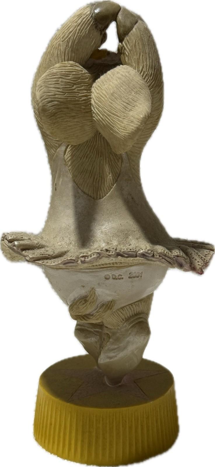 Piggin En-Pointe 2001 David Corbridge Handmade Ceramic Pig Figurine Ballet