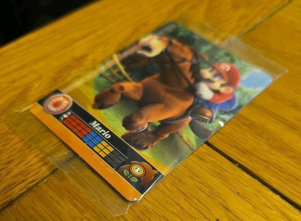Nintendo Amiibo Mario Sports Superstars Mario Horseback New Sealed Card