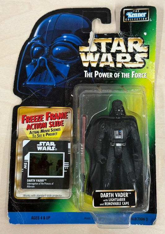 Star Wars POTF Darth Vader Freeze Frame 1997 Kenner MOC Figure
