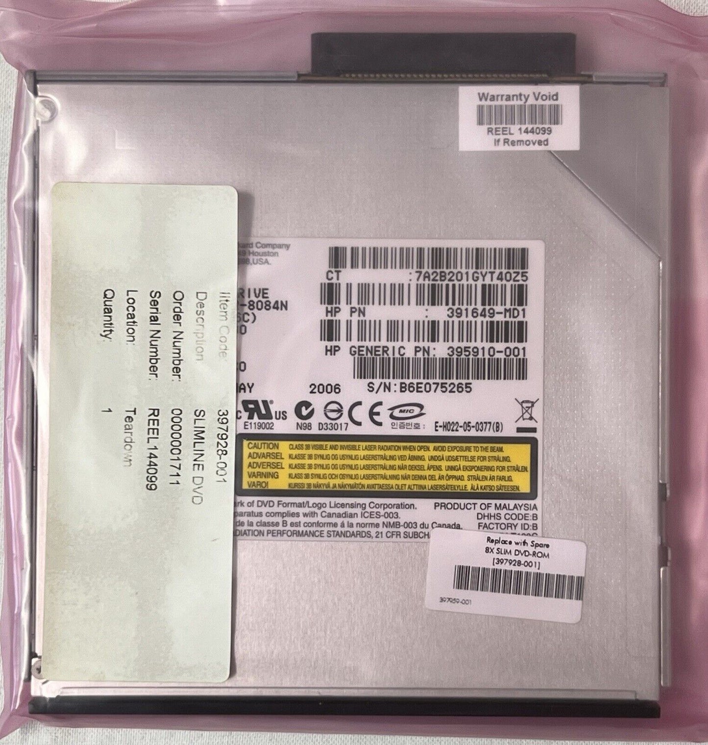 HP DVD-ROM Drive GDR-8084N HP PN 391649-MD1