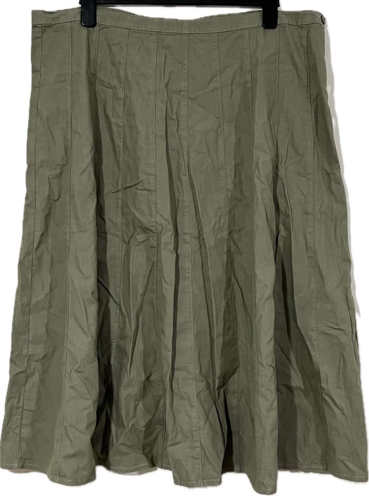 Ladies Green Maxi Skirt