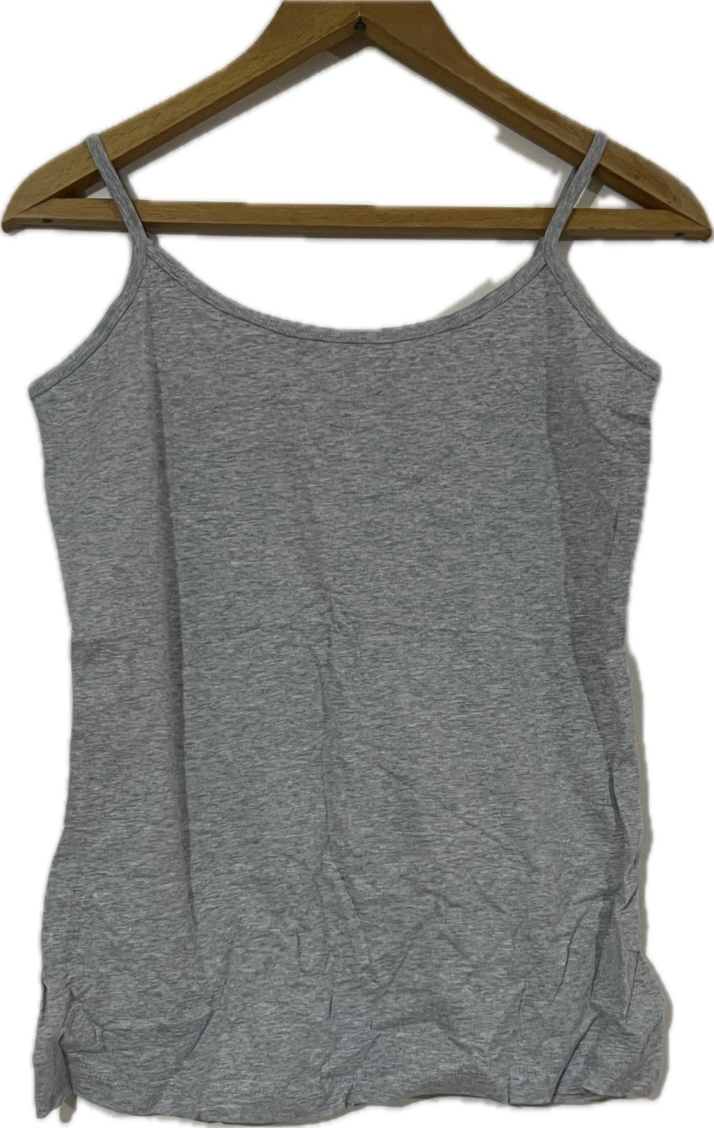 Ladies Grey Lingerie Vest Top Size L 18/20