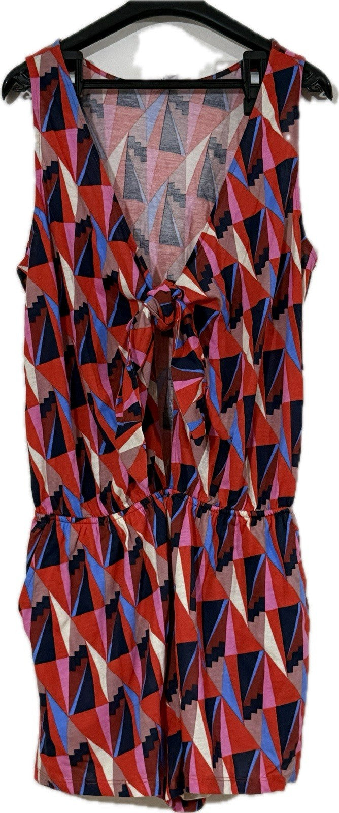 Ladies Multicoloured Patterned Playsuit Size EUR L