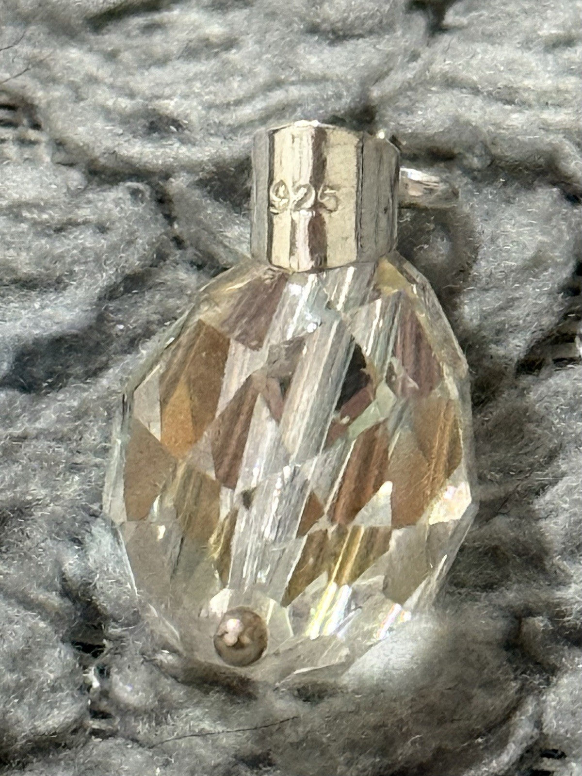 Clear Pendant 925 Sterling Silver