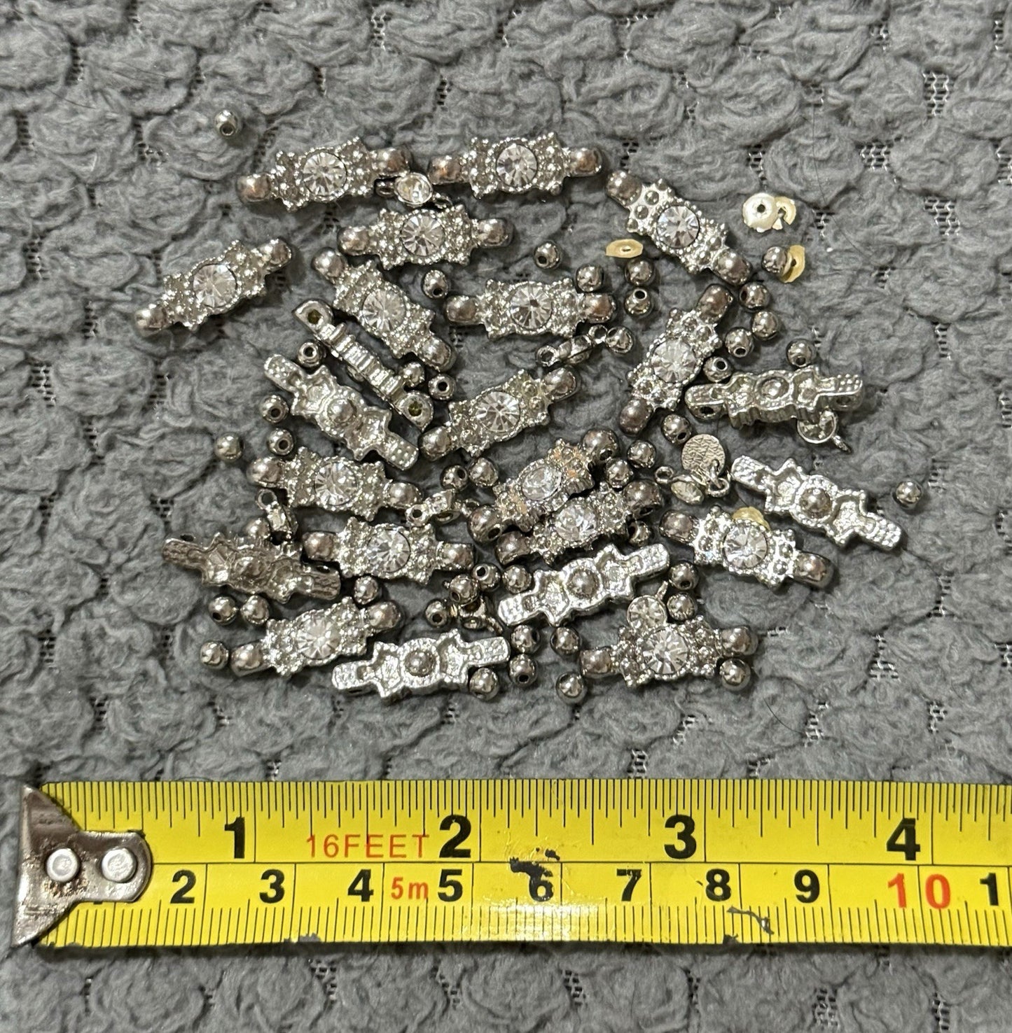 Silver Coloured Bead Charms Perfect For Jewellery Making