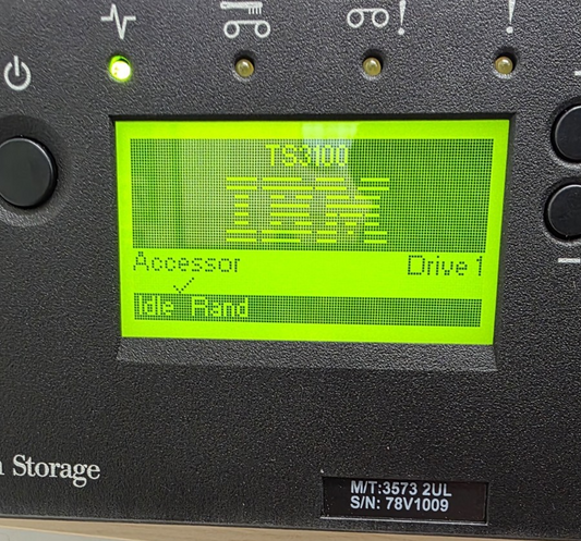 IBM 3573-L2U TS3100 2U Tape Library 24-Slot Data Storage Backup