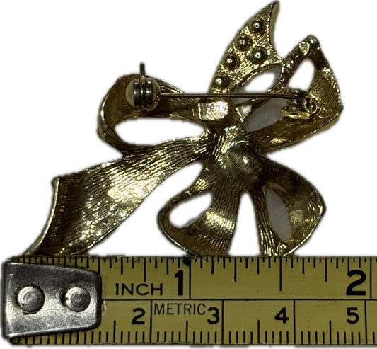 Gold Silver Brooch Pin Costume Jewellery Elegant Accessory