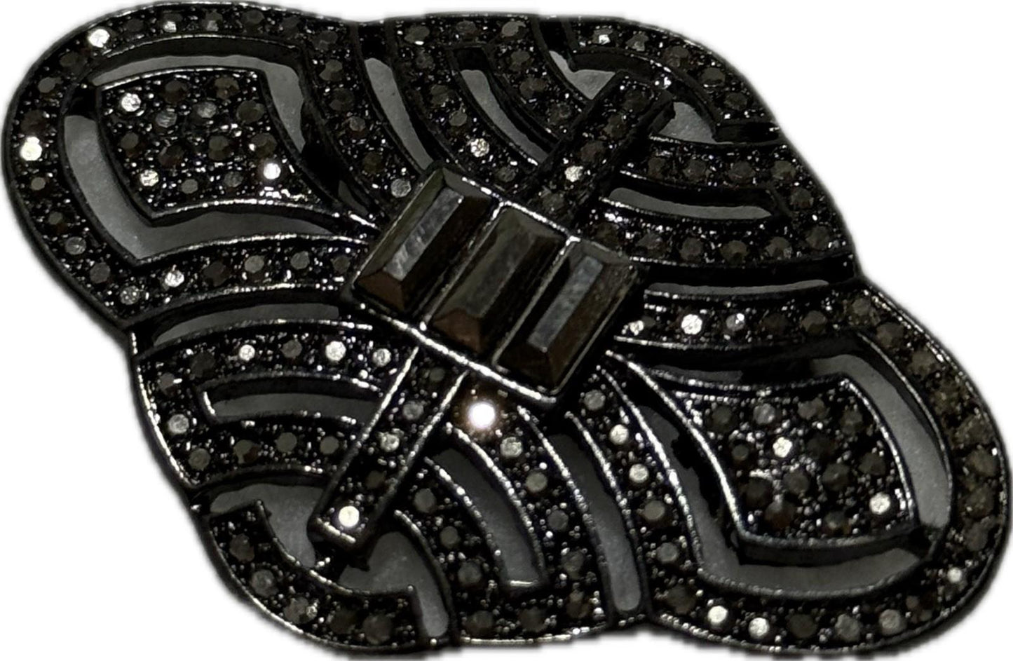 Silver Brooch Pin Unfinished Costume Jewellery