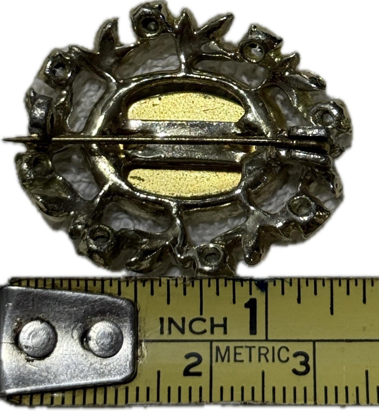 Multicoloured Mother Brooch Pin Costume Jewellery