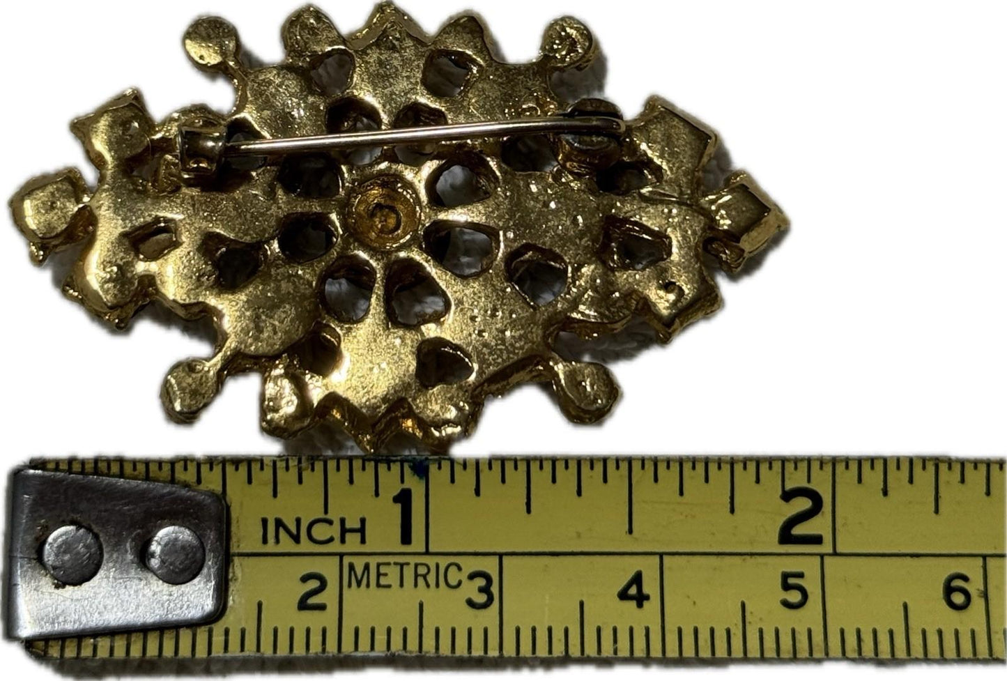 Multicoloured Brooch Pin Unfinished Costume Jewellery