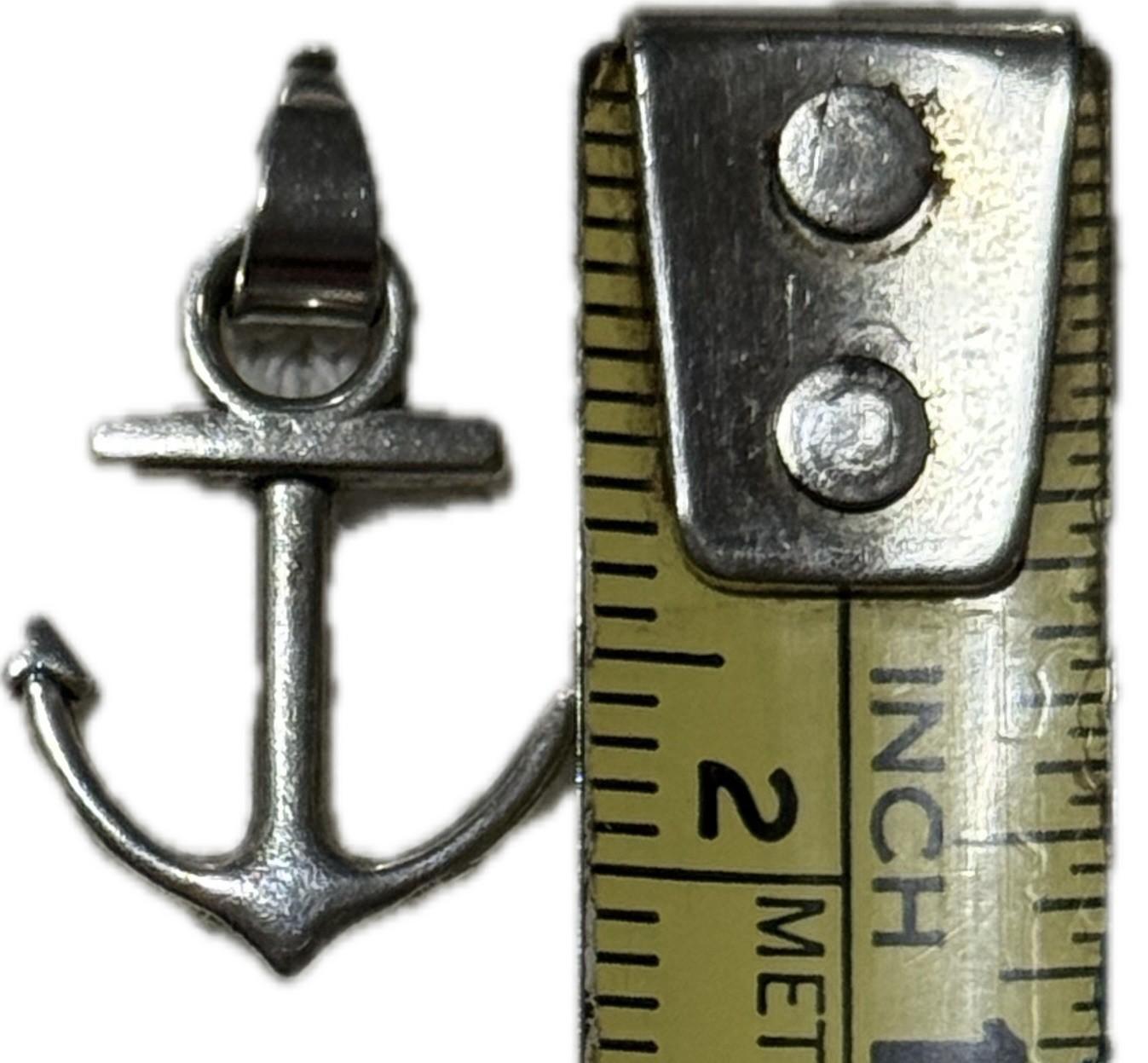 Silver Anchor Pendant Costume Jewellery