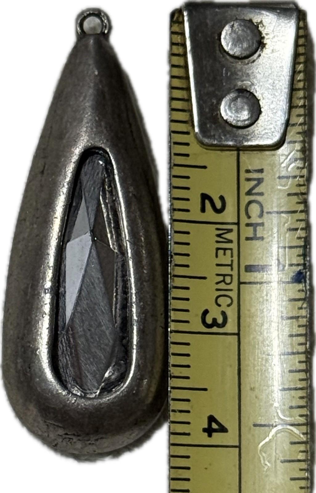 Multicoloured Tear Drop Pendant Costume Jewellery