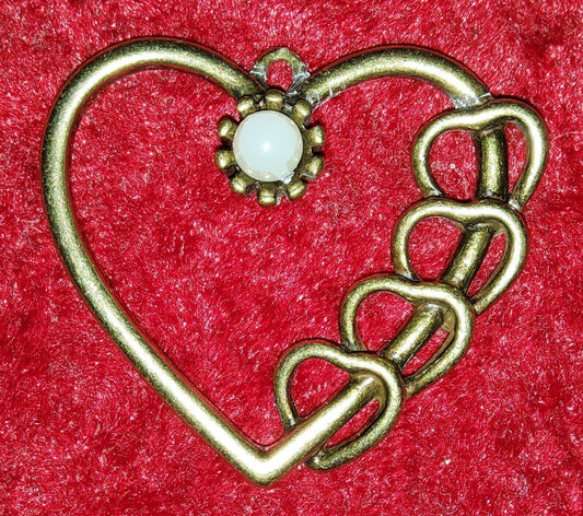 Heart Pendant Costume Jewellery Elegant Design