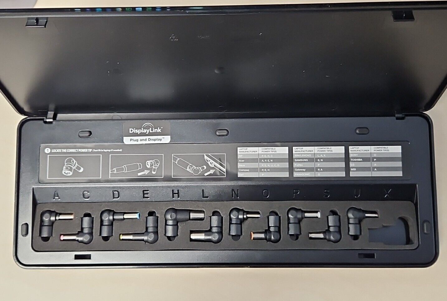 HP Universal USB 3.0 Port Replicator 736735-001 742302-001 No Adaptor