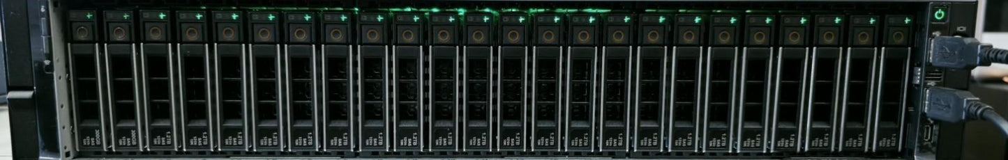 DELL PowerEdge R740XD Server 24 SFF 1x Xeon Gold 6234 3.3GHz 32GB RAM 22x1.2TB