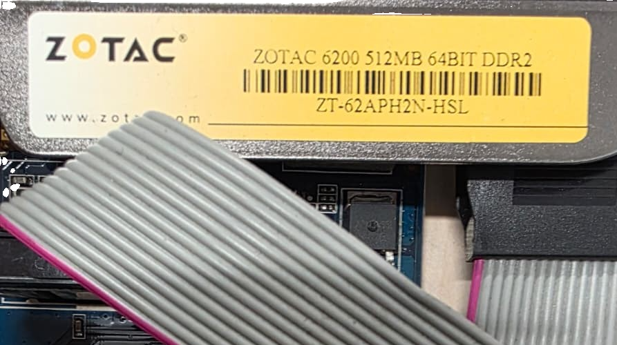 Zotac 6200 512MB ZT-62APH2N-HSL 64 Bit DDR2 Graphics Card