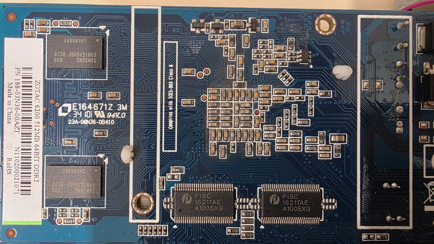 Zotac 6200 512MB ZT-62APH2N-HSL 64 Bit DDR2 Graphics Card
