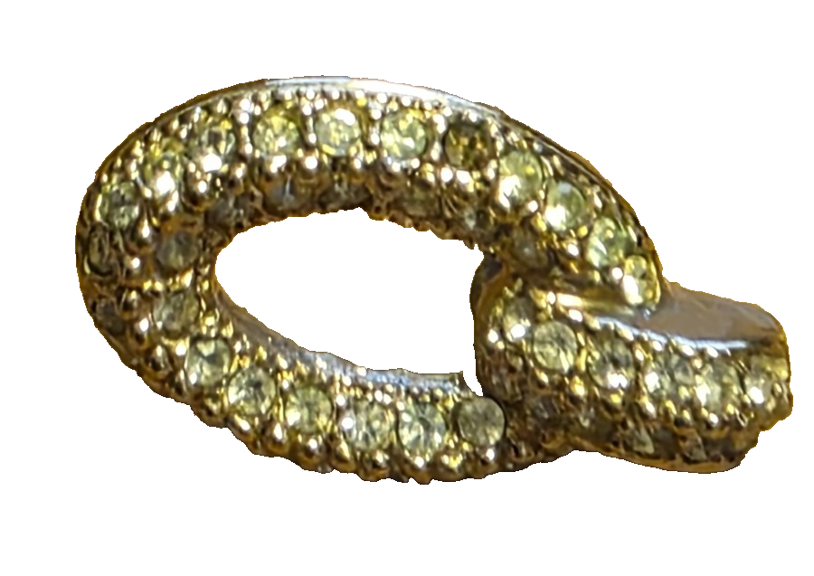 Christian Dior Earrings Rare Vintage 1960s Crystal Rhinestones Collectible