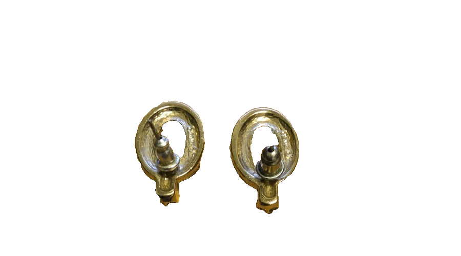 Christian Dior Earrings Rare Vintage 1960s Crystal Rhinestones Collectible