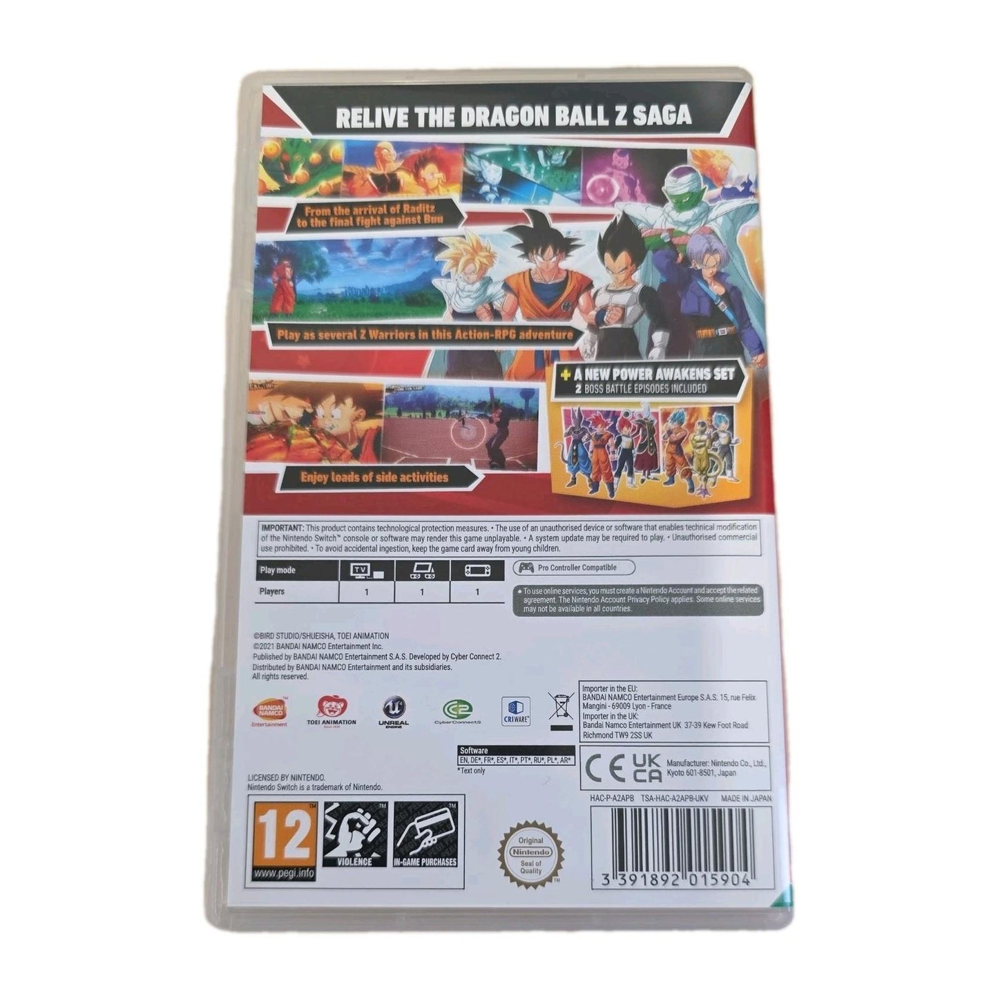 Dragon Ball Z Kakarot + A New Power Awakens Set Nintendo Switch 2021
