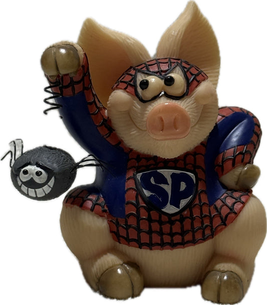 Piggin Spider Pig 14316 2008 David Corbridge Handmade Figurine