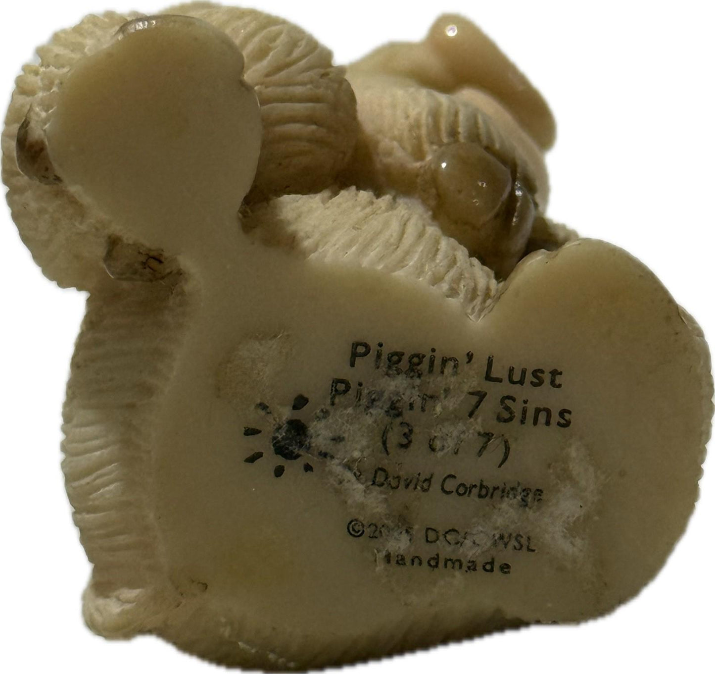Piggin Lust 7 Sins No. 3 2005 David Corbridge Handmade Figurine