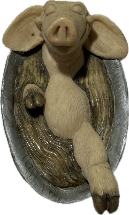 Piggin Luxury 1994 David Corbridge Handmade Ceramic Figurine