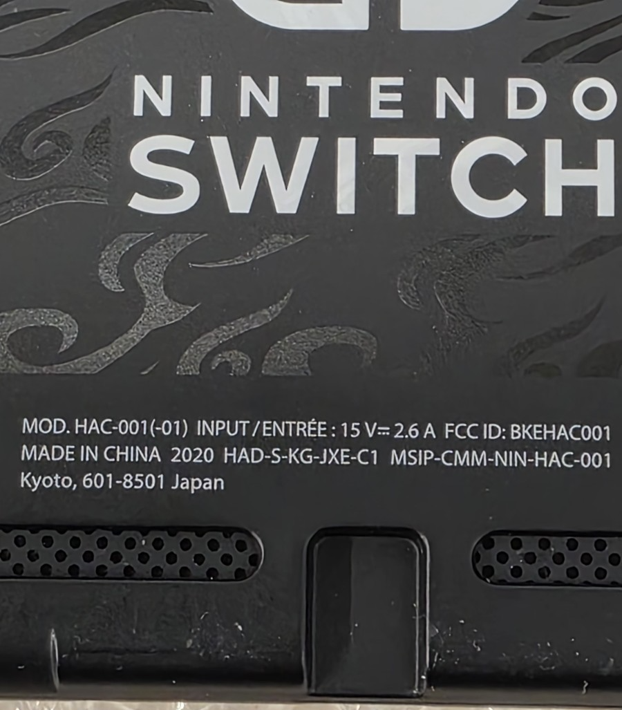 Nintendo Switch Monster Hunter Rise Edition Console Only Grey 32GB Handheld