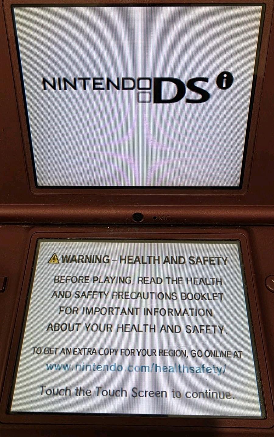 Nintendo DSi XL Burgundy Red Console UTL-001 PAL Good Working Order