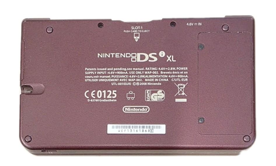 Nintendo DSi XL UTL-001 Burgundy Red Console Only Good Working PAL
