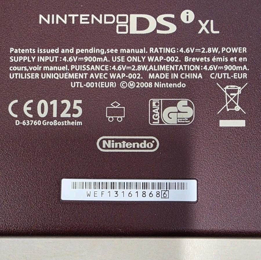 Nintendo DSi XL Burgundy Red Console UTL-001 PAL Good Working Order