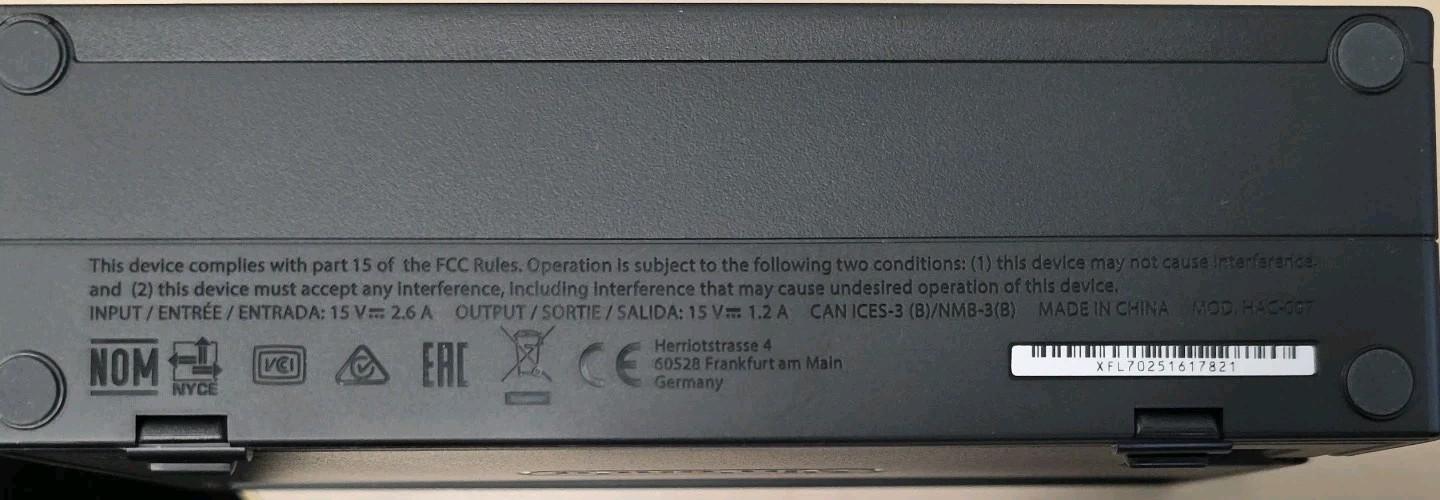 Official Nintendo Switch Monster Hunter Rise Limited Edition Dock Genuine OEM