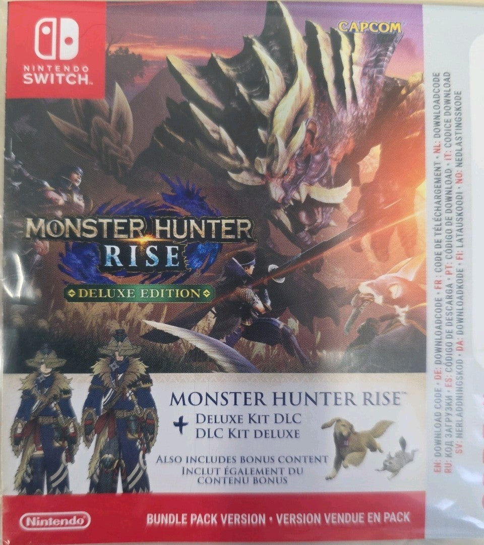 Monster Hunter Rise Deluxe Edition Nintendo Switch – Unused Card