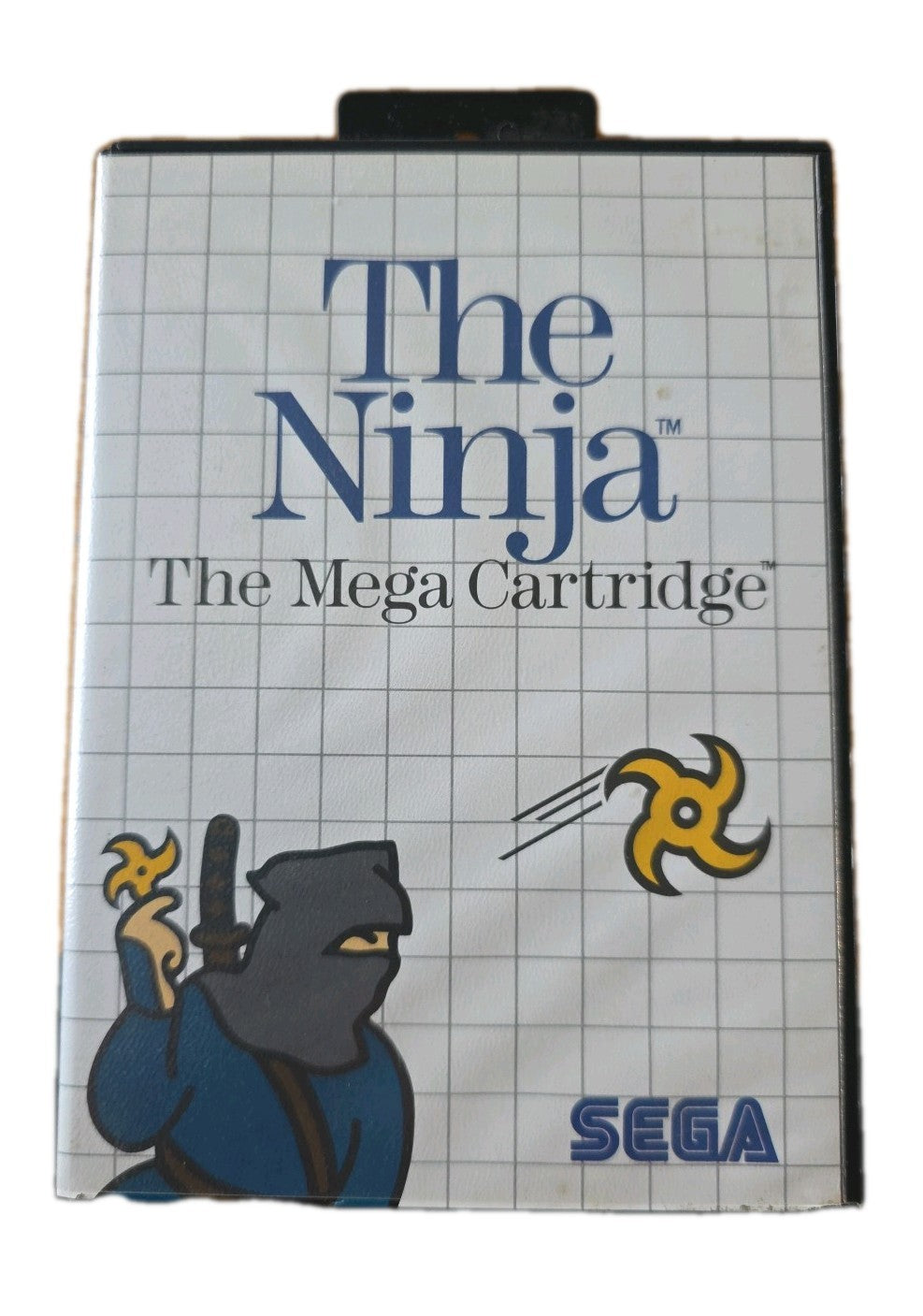 The Ninja SEGA Master System PAL Complete CIB White Grid Case MK-5066 UK Retro