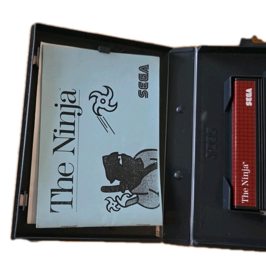The Ninja SEGA Master System PAL Complete CIB White Grid Case MK-5066 UK Retro