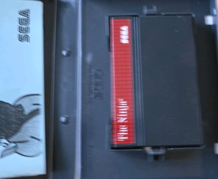 The Ninja SEGA Master System PAL Complete CIB White Grid Case MK-5066 UK Retro