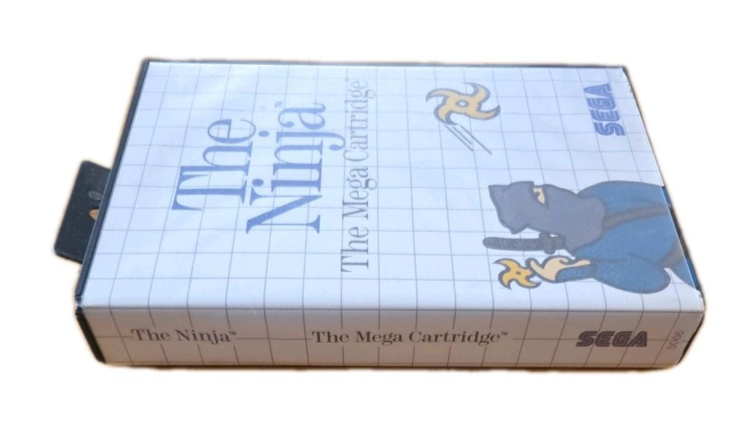 The Ninja SEGA Master System PAL Complete CIB White Grid Case MK-5066 UK Retro