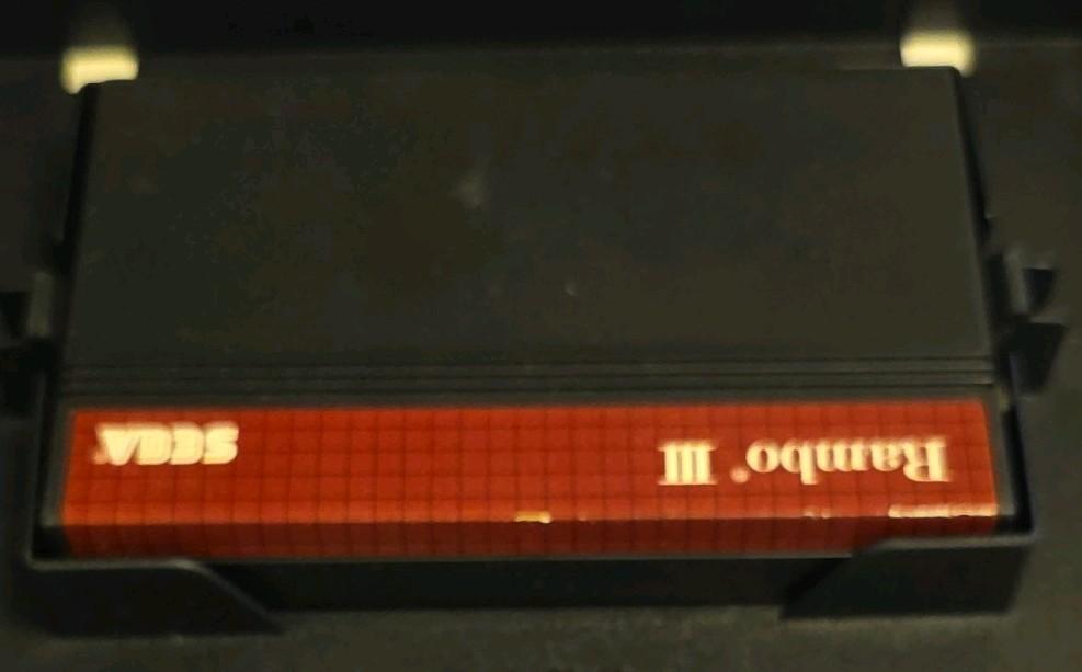 Rambo III Sega Master System PAL Complete CIB White Grid Manual Tested Shooter